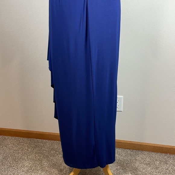 ALEX Evenings Jeweled Cuff Column Formal Gown - Picture 13 of 15